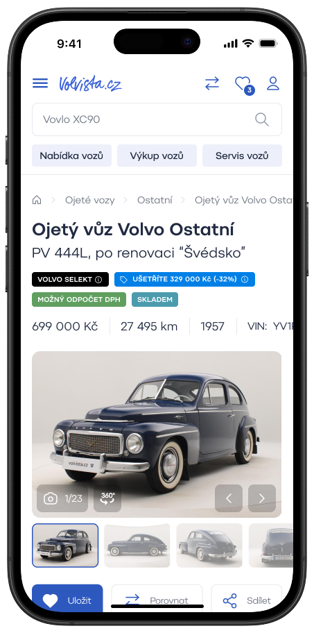 Volvista detail mockup