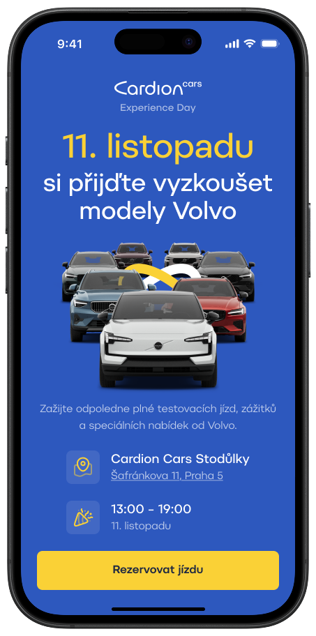 Volvista mobile mockup